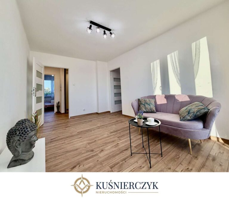 3‑pokojowe mieszkanie po remoncie, 48,64 m², Krosno, os. Markiewicza